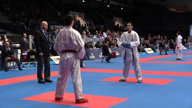 Marko Rukavina vs Sofiane Agoudjil - Male Kumite -60kg - 49th European Karate Championships смотреть онлайн