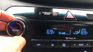Hyundai Tucson - Air-conditioning and heater controls functions