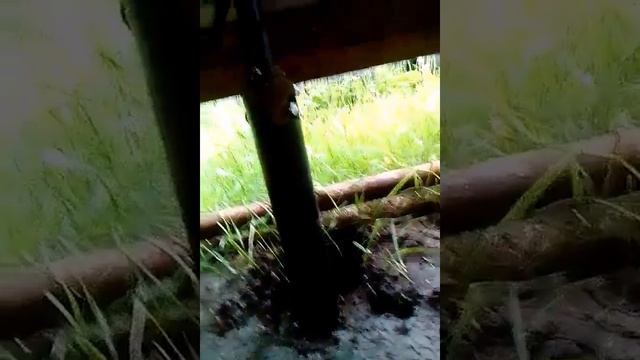 Закручивание винтовых свай вручную. смотреть онлайн