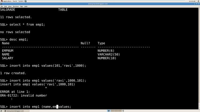 SQL Tutorial - 11 SQL Insert Commands Insert Into Table Oracle Commands смотреть онлайн