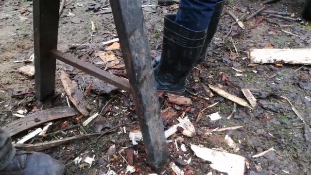 Хороший дровокол своими руками | Съемка колки дров, какую нагрузку можно давать самодельному... смотреть онлайн
