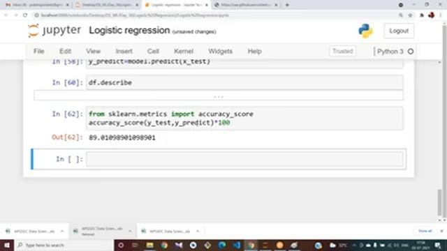 Day36 Logistic Regression смотреть онлайн