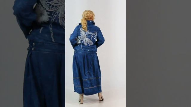 Костюм женский (бомбер, юбка), размеры RUS 58-64, производство Турция смотреть онлайн