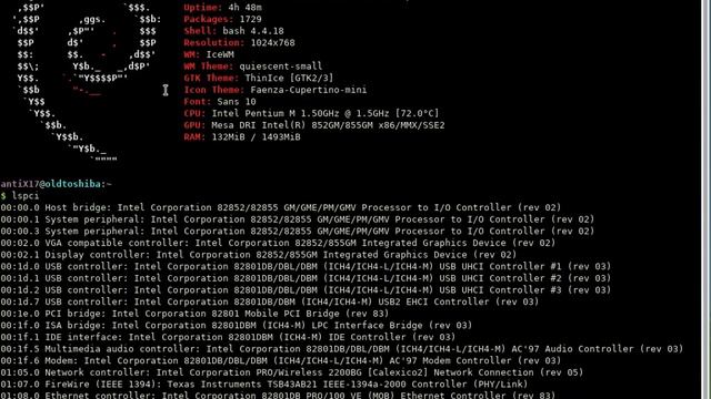 Das Experiences antiX-17 On A Toshiba A55-S306 смотреть онлайн