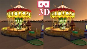 Carousel Карусель 1 видео для VR очков 3D SBS VR box