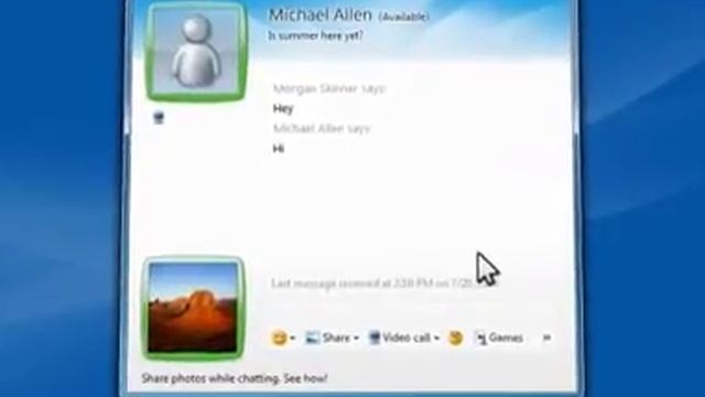 Windows Live Messenger 2011 - HD Video Chat смотреть онлайн