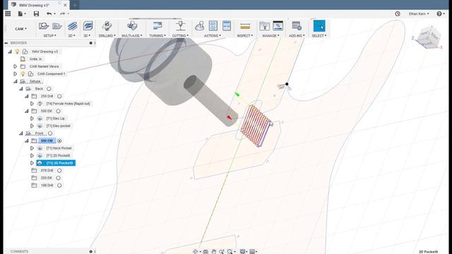Fusion 360 Process of Creating a STEM Guitar Kit Body смотреть онлайн