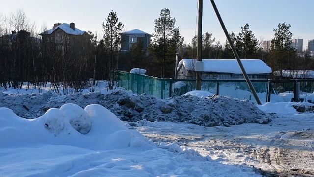 Мурманск. Частный сектор в центре города.