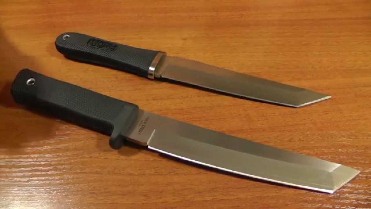 Сравнительный обзор Cold Steel RECON TANTO SAN MAI и SOG TSUNAMI.