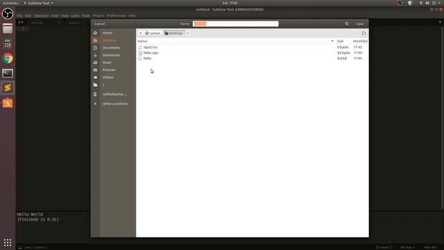 Sublime Setup for Competitive Programming Ubuntu смотреть онлайн