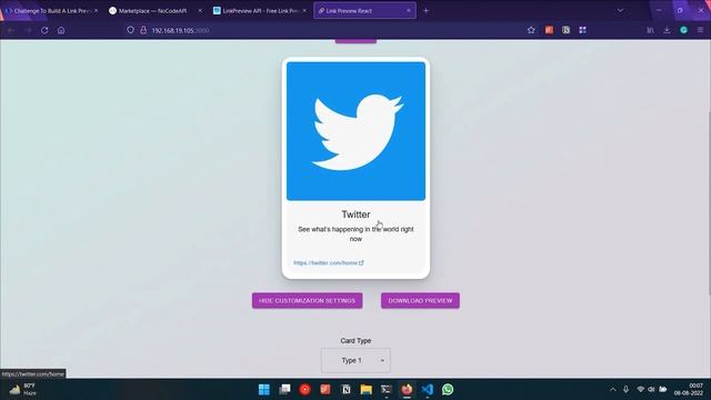 Link Preview Generator using React and Typescript смотреть онлайн