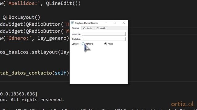 Python Curso V2: 441 2/2 Organización de una Interfaz Gráfica por medio de Pestañas (QTabWidget) смотреть онлайн