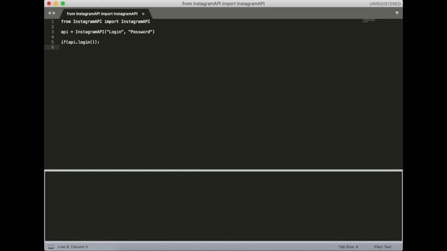 Instagram API | Python basic login смотреть онлайн