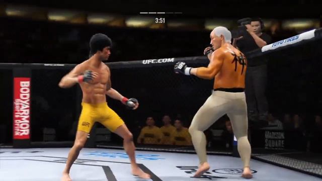 UFC 4 | Bruce Lee vs. Mas Oyama [Karate Master] (EA Sports UFC 4) смотреть онлайн