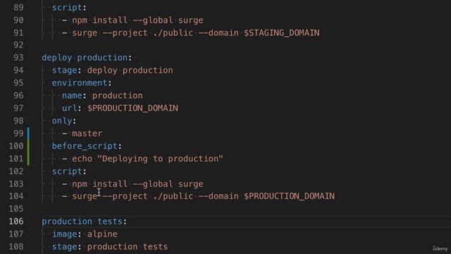 Udemy. Gitlab CI/CD. 34. before_script & after_script configuration смотреть онлайн