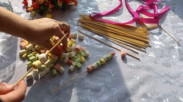 Сладкий букет?на др? своими руками ?Тәтті букет?өз қолымызбен ?#рек#сладкийбукет#асмр #рек#дома#рек смотреть онлайн