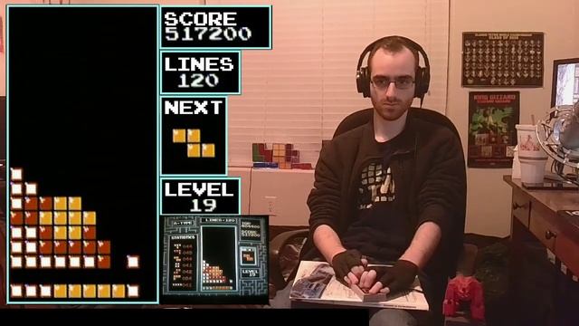 New 19 Start PB! (988,740) | NES Tetris смотреть онлайн