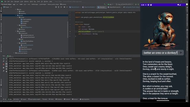 Android Jetpack Compose: Poetic Helper AI смотреть онлайн