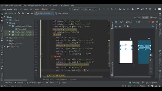How to create New Activity in Kotlin | Android Studio | Login смотреть онлайн