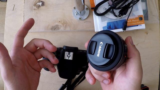 Распаковка Canon 700d Body + Canon 40mm F2.8 STM