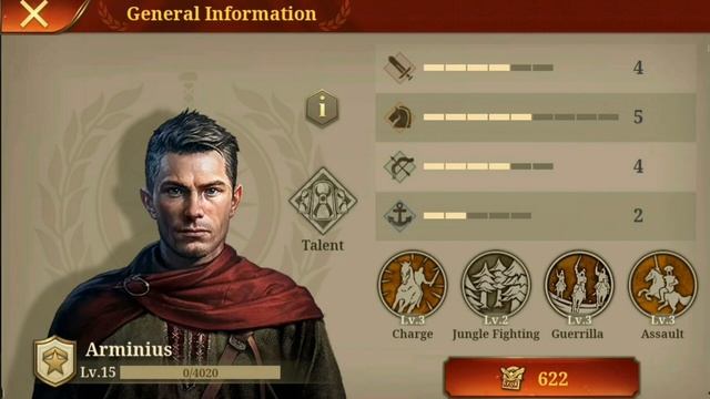 Топ 5 генералов для кавалерии. Top 5 generals. Great Conqueror: Rome. смотреть онлайн