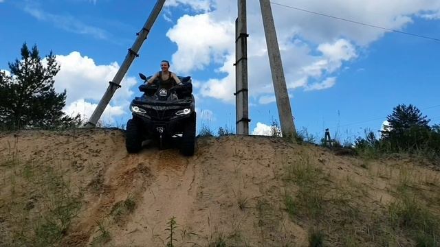 #Девушка#off-road#квадроциклу болото поколено)) смотреть онлайн