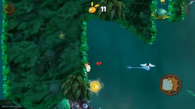 Rayman Jungle Run - Gameplay Walkthrough - Part 7 Giant Plant (Level 7-1 to 7-10)The End iOS/Androi смотреть онлайн