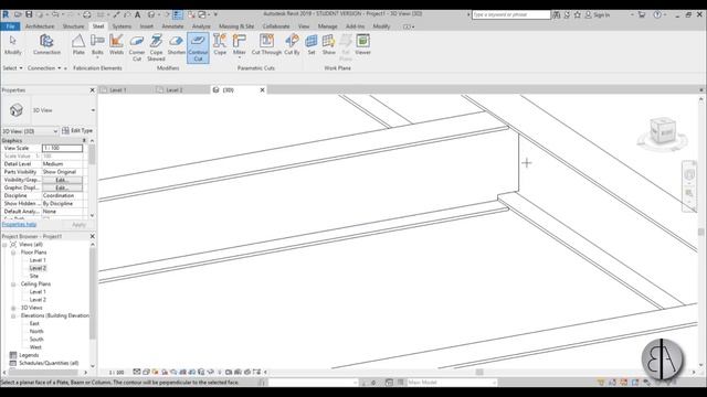 Steel Structures and Connections in Revit Tutorial смотреть онлайн