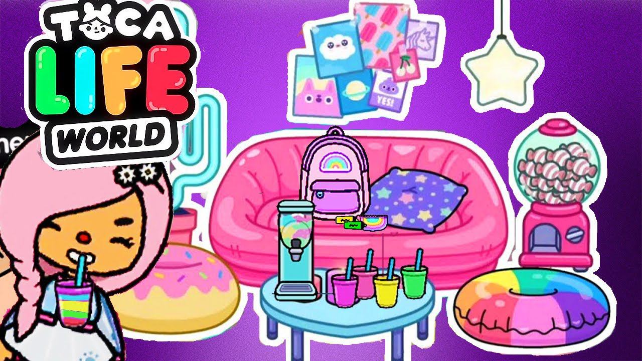 ТОКА БОКА ОБНОВЛЕНИЕ ! Неоновый дом и много мебели ! Toca Life World смотреть онлайн