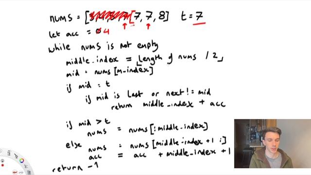 [LeetCode] Find First and Last Position of Element in Sorted Array смотреть онлайн