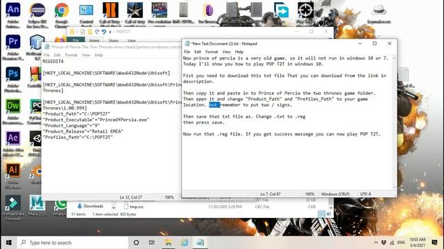 Prince of Persia The Two Thrones not working in windows 10/8/7 solved смотреть онлайн