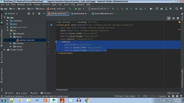 Tutorial Android Studio - Webview [ Kotlin ] смотреть онлайн