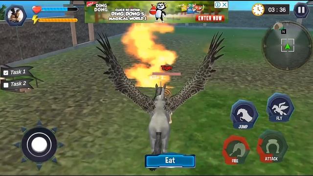 Flying Horse Simulator 2021 gameplay смотреть онлайн
