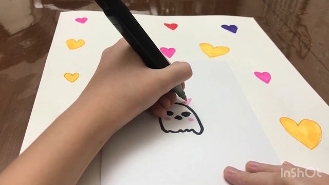 Как нарисовать приведение смотреть онлайн