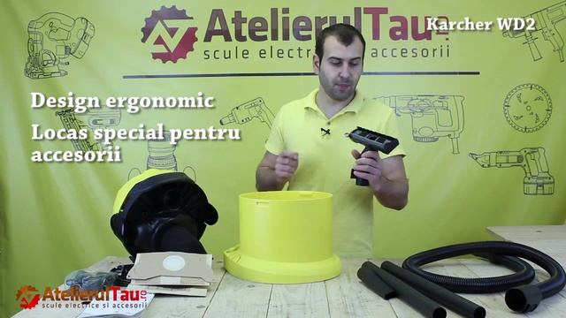 Aspirator universal Karcher WD2 - AtelierulTau.ro - Wunder Haff смотреть онлайн