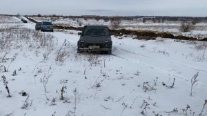 Нива сток ??? Блокировка на ниву Поможет или нет!!! Напролом на Бездорожье зимой.