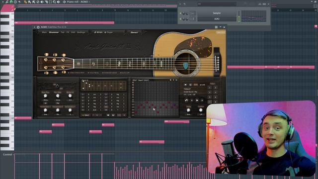 Обзор плагина AMPLE GUITAR, как играть боем в режиме STRUMMER смотреть онлайн