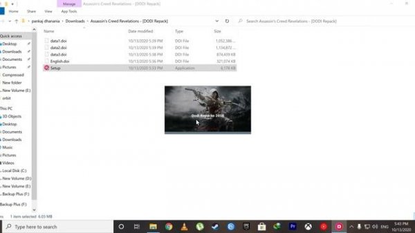 How to open DODI repack??