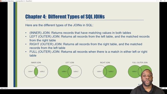 4.0 What are JOINS in SQL | SQL Full Course for Beginners | By Carl Huff смотреть онлайн