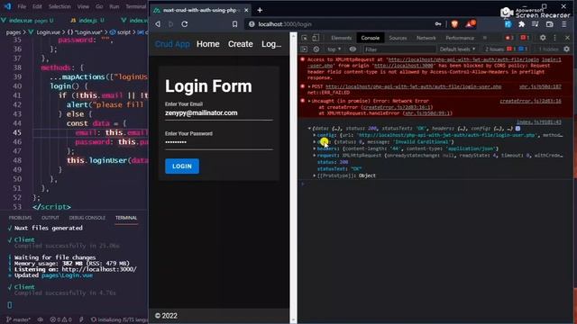 #3 Nuxtjs Login User || Nuxt crud with auth смотреть онлайн