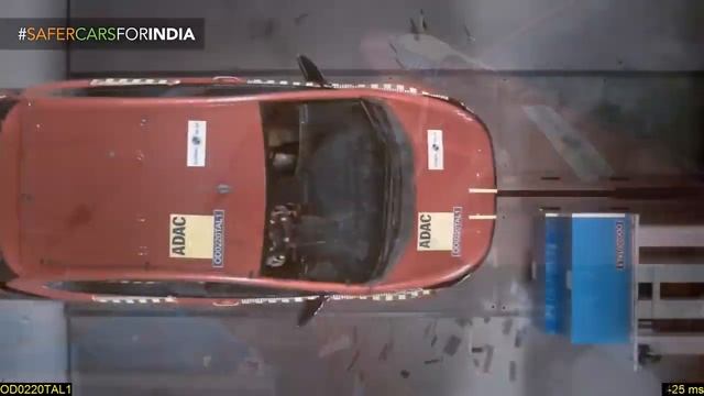 TATA Altroz crash test смотреть онлайн