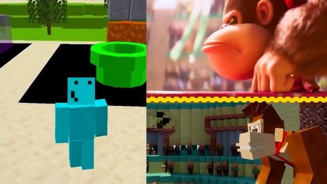 YO RECREE LA PELICULA DE MARIO EN MINECRAFT смотреть онлайн