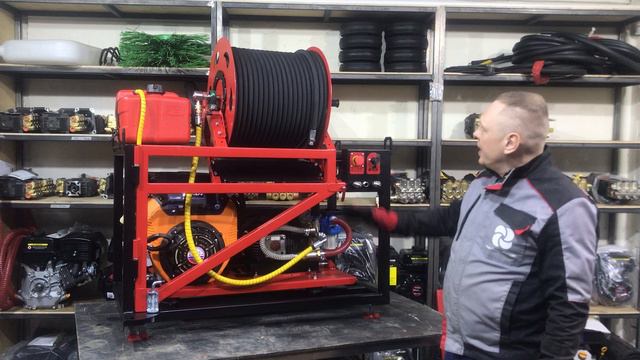 PROteus H 190/50 - Каналопромывочная машина с РВД 50 м на насосе премиум-класса