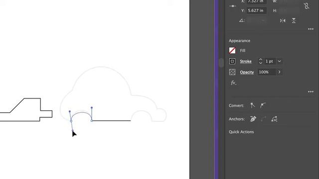 Практика создания с помощью инструмента «Перо» смотреть онлайн