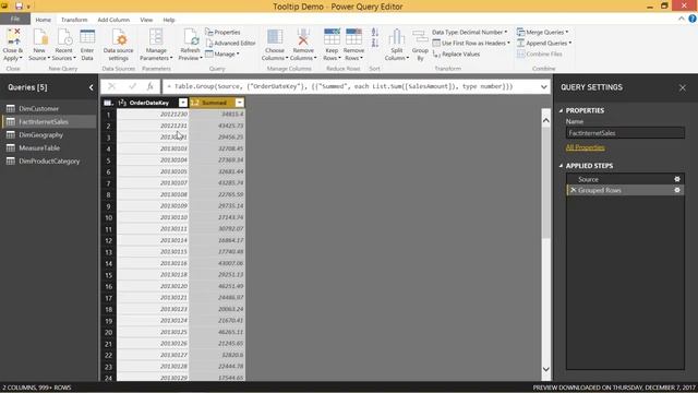 Power BI - GROUP BY without DAX смотреть онлайн