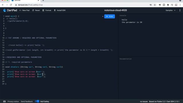 Dart for flutter tutorials for beginners - function fat-arrow parameters смотреть онлайн