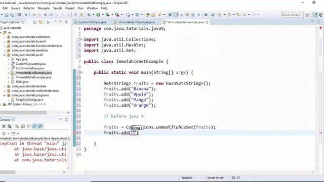Immutable ArrayList, HashSet and HashMap with Coding Examples смотреть онлайн