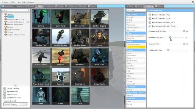 GMod Review: BSMod Death & Stun animations Addon Review смотреть онлайн