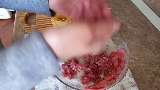 Быстрый ужин/обед за 30минут.Макаронные гнезда с фаршем. смотреть онлайн