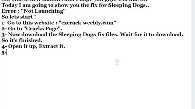 Sleeping Dogs Not Launching Error Fix смотреть онлайн